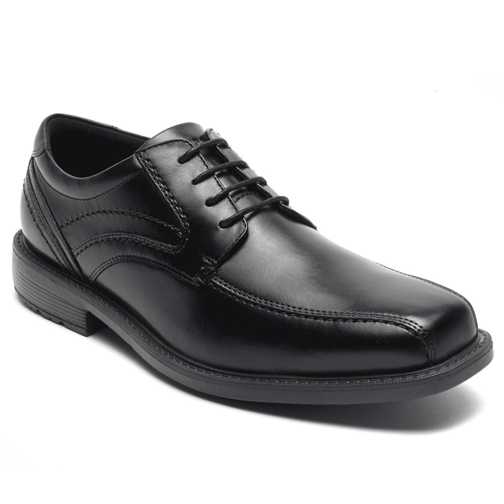 Oxfords Rockport Hombre Mexico - Style Leader 2 Bike Toe Negros - TWDZO6547